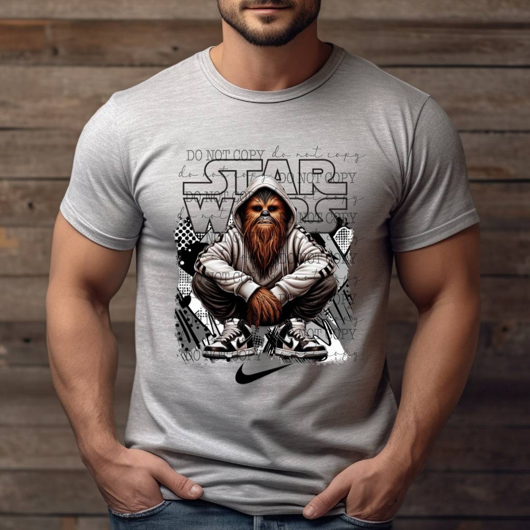 Chewbacca #2046 - Ready to Press DTF Transfer Full Color - Pro Blanks