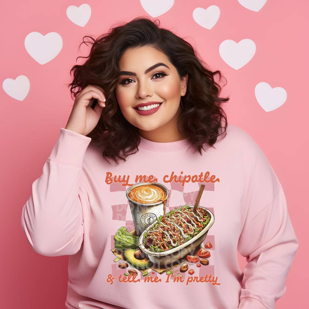 Chipotle #1453 - Ready to Press DTF Transfer Full Color - Pro Blanks