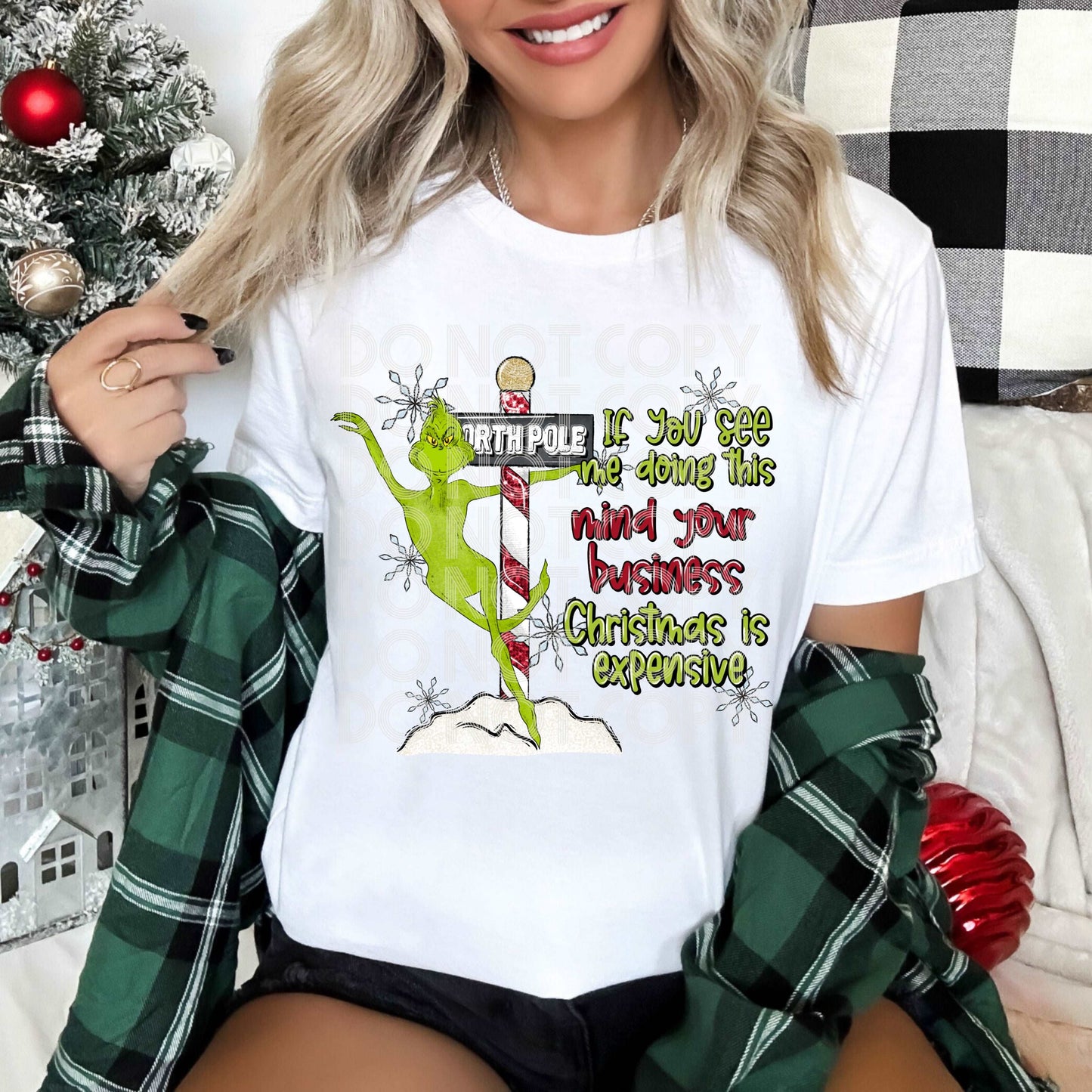 Christmas Is Expensive #3883 - Ready to Press DTF Transfer Full Color - Pro Blanks