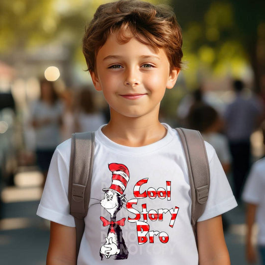 Cool Story Bro #1608  - Ready to Press DTF Transfer Full Color - Pro Blanks