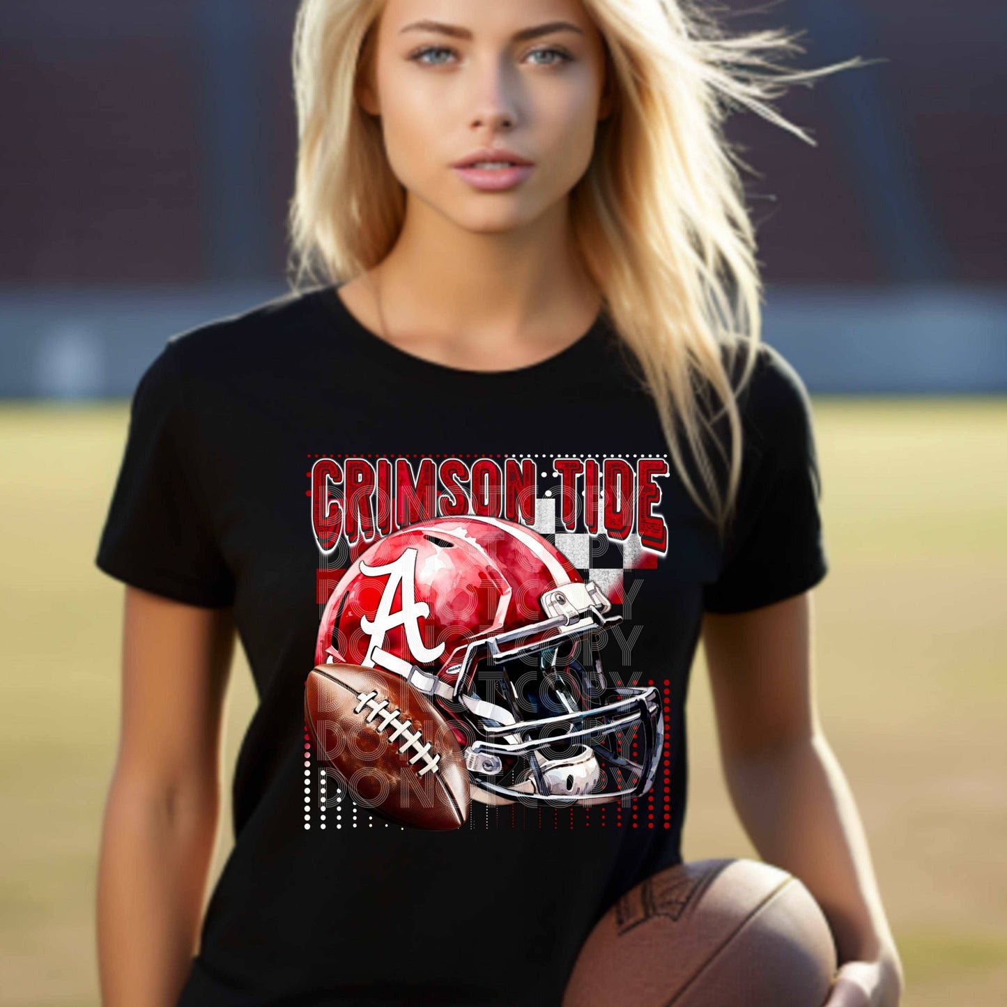 Crimson Tide #3733 - Ready to Press DTF Transfer Full Color - Pro Blanks