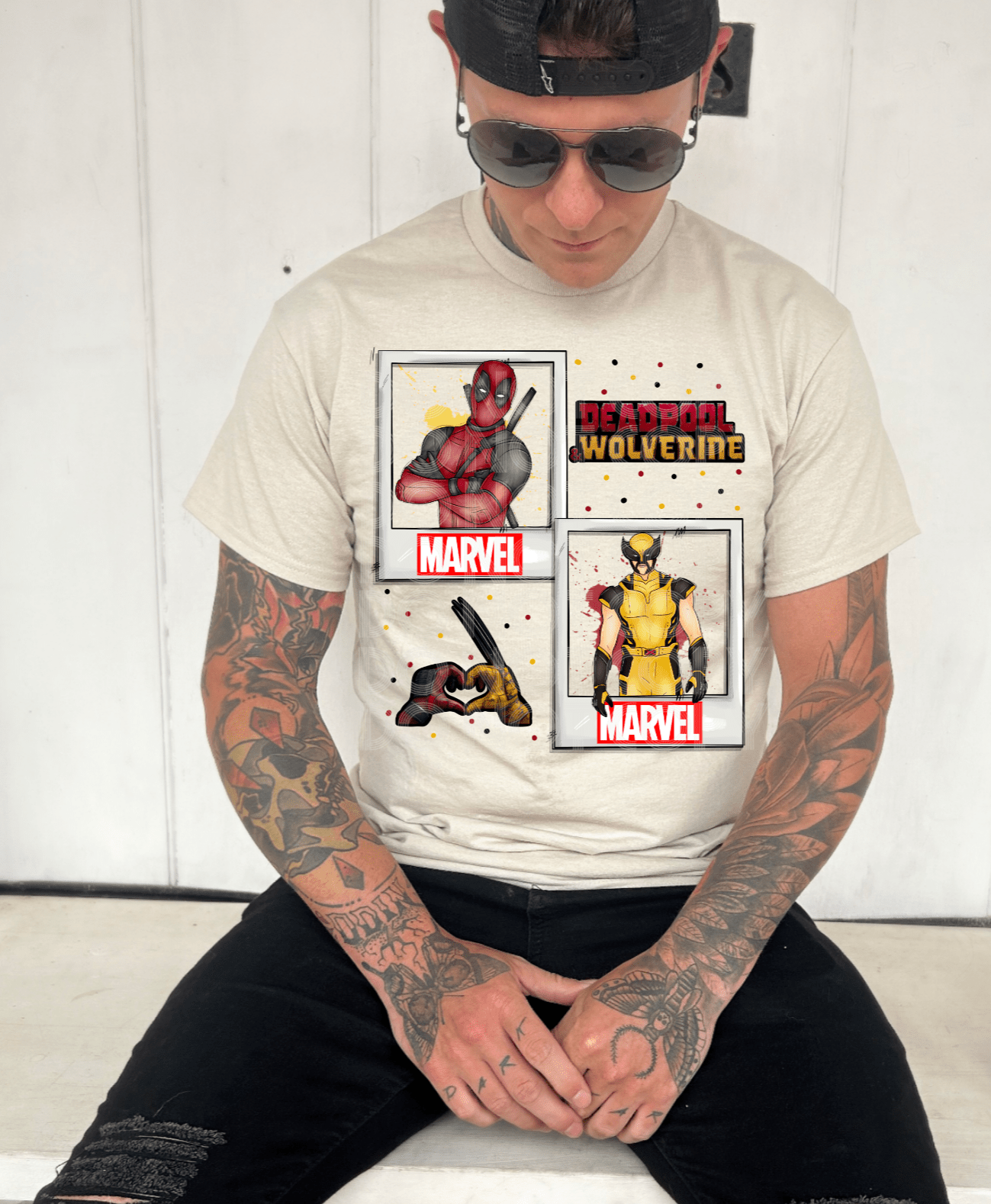 Deadpool #4072 - Ready to Press DTF Transfer Full Color - Pro Blanks