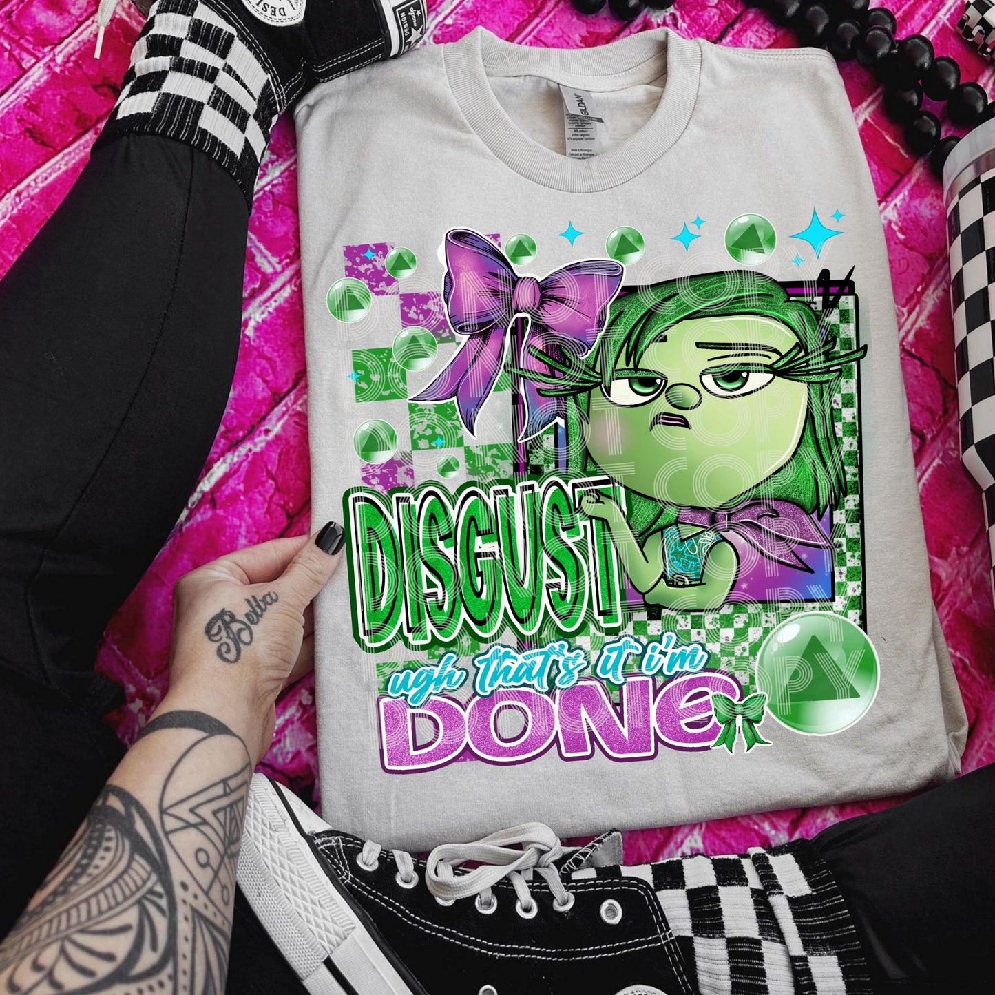 Disgust #3463 - Ready to Press DTF Transfer Full Color - Pro Blanks