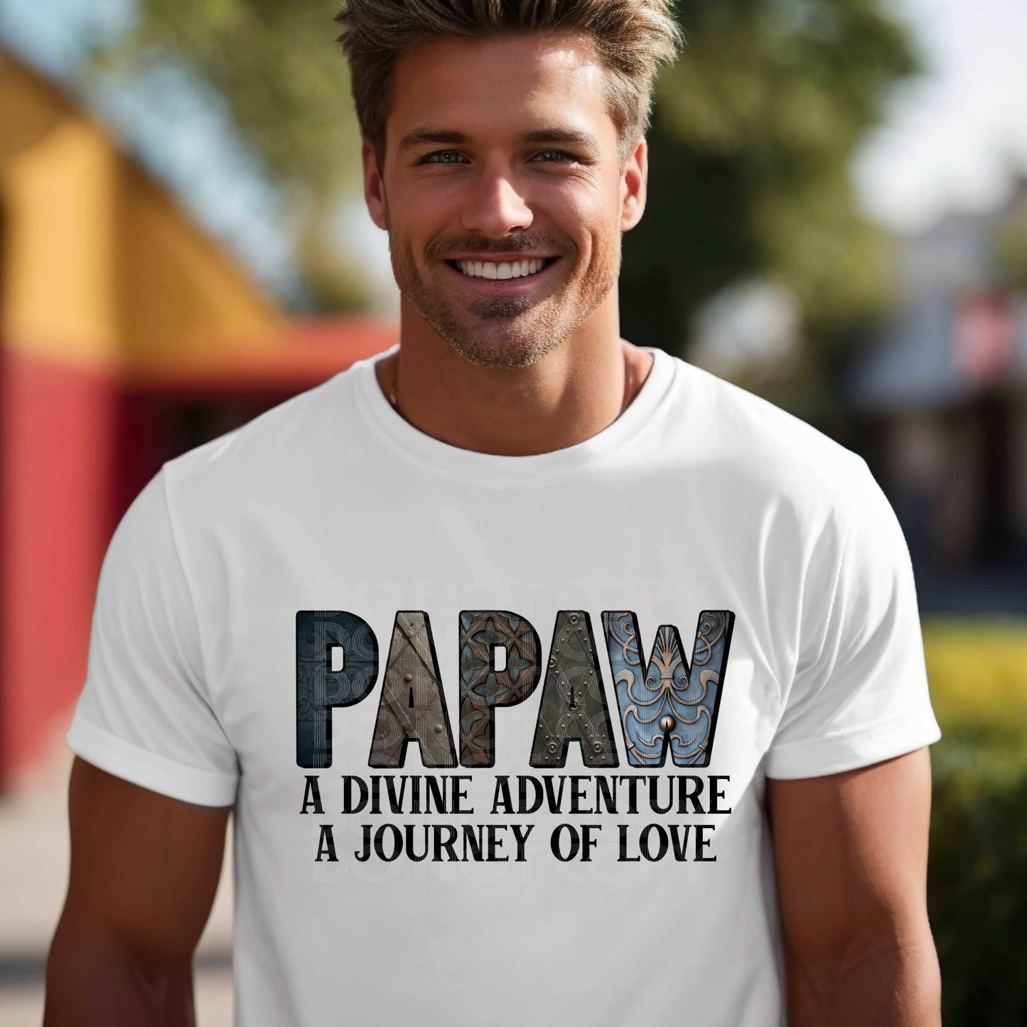Divine Adventure Papaw #3239 - Ready to Press DTF Transfer Full Color - Pro Blanks