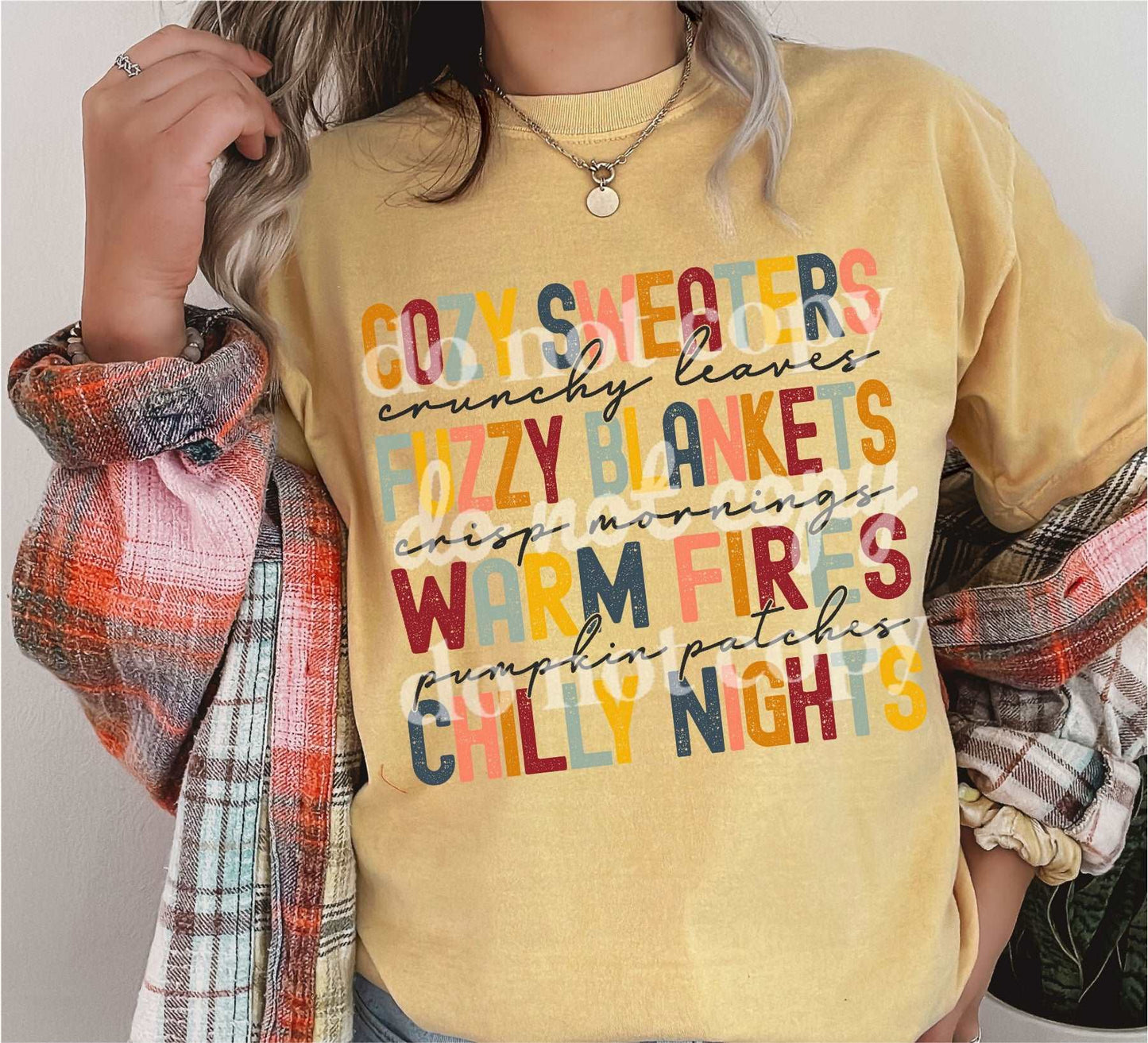 Favorite Fall Things- Ready to Press DTF Transfer Full Color - Pro Blanks