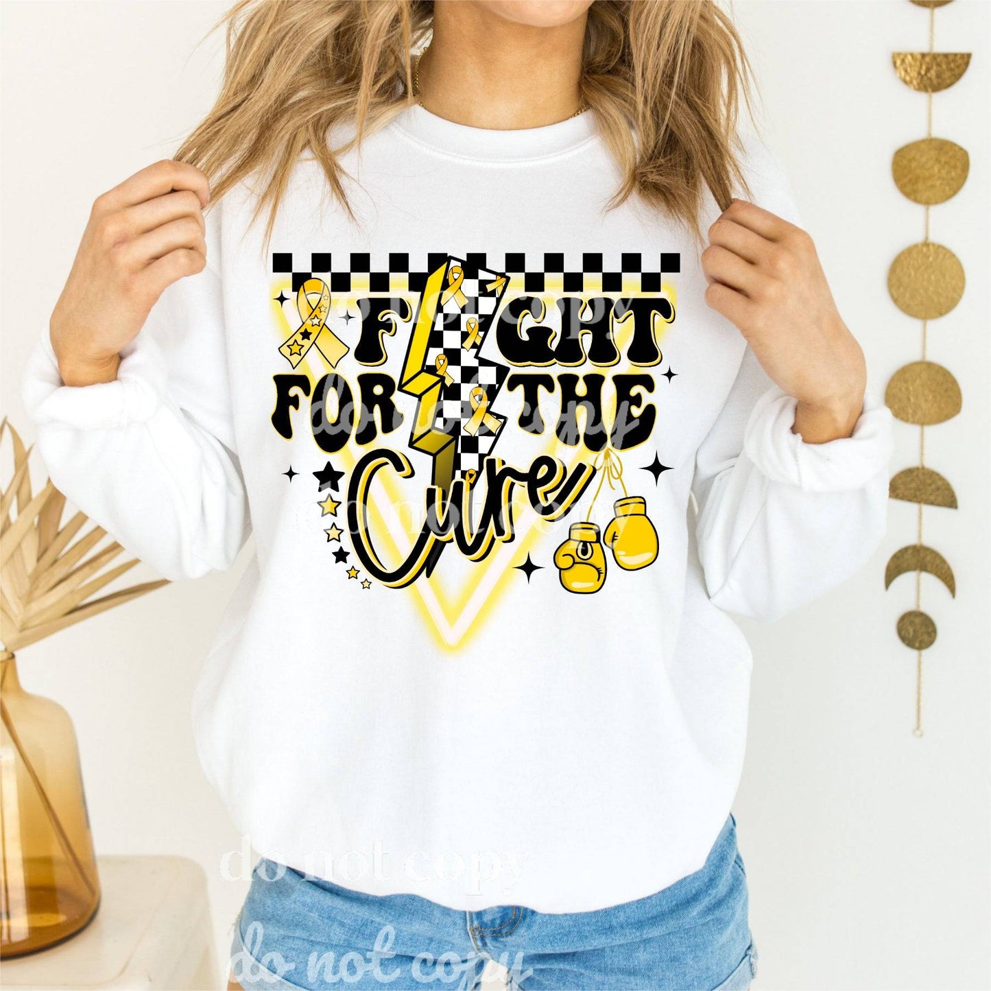 Fight For The Cure - Ready to Press DTF Transfer Full Color - Pro Blanks