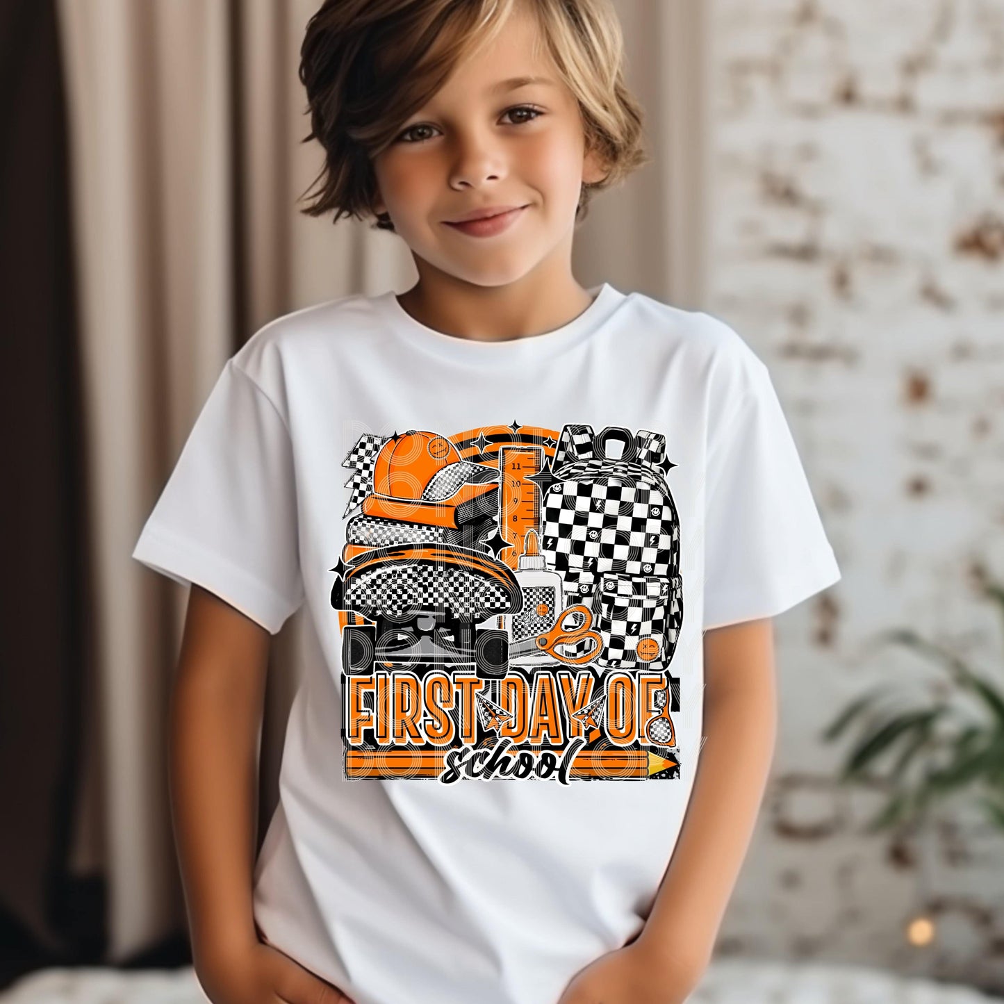 First Day Of School #3369 - Ready to Press DTF Transfer Full Color - Pro Blanks