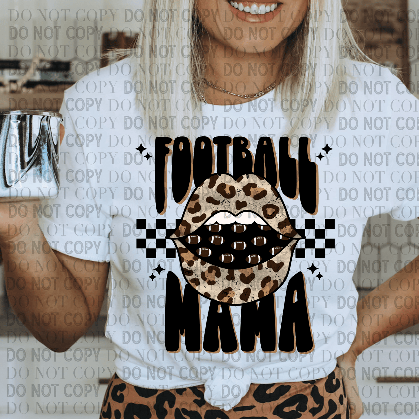 Football Mama Grills- Ready to Press DTF Transfer Full Color - Pro Blanks