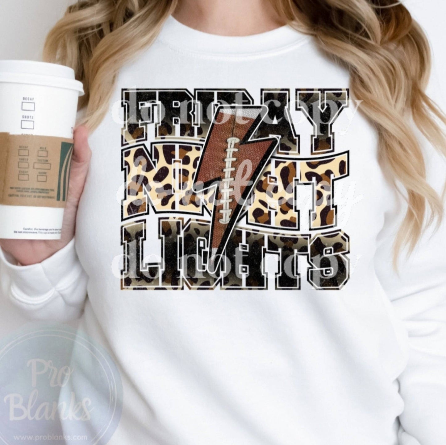 Friday Night Lights- Ready to Press DTF Transfer Full Color - Pro Blanks