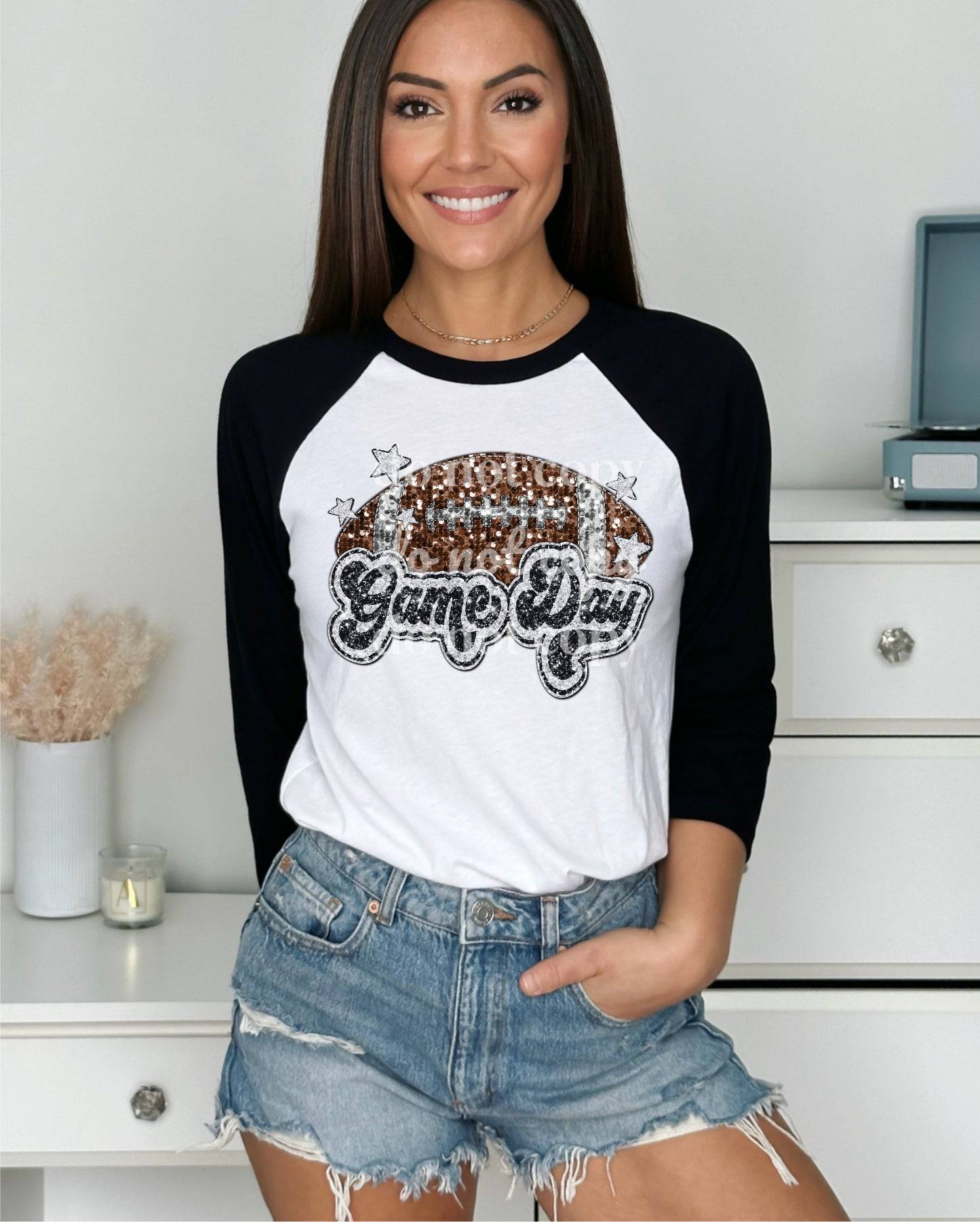 Game Day Football- Ready to Press DTF Transfer Full Color - Pro Blanks