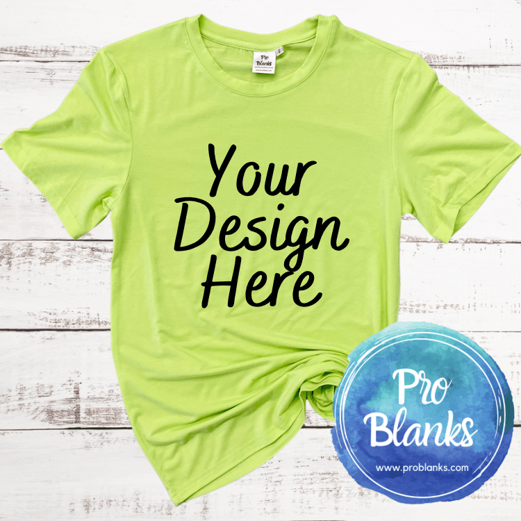 Green Tee Mock-Up Digital Download - Pro Blanks
