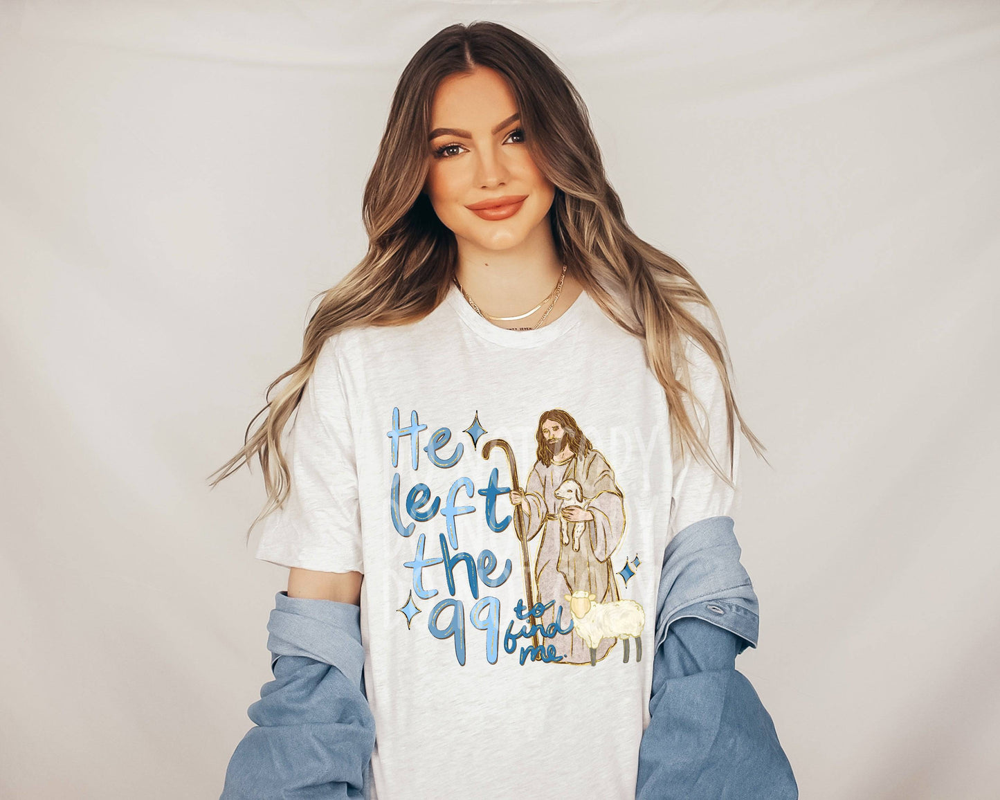 He Left The 99 #3853 - Ready to Press DTF Transfer Full Color - Pro Blanks