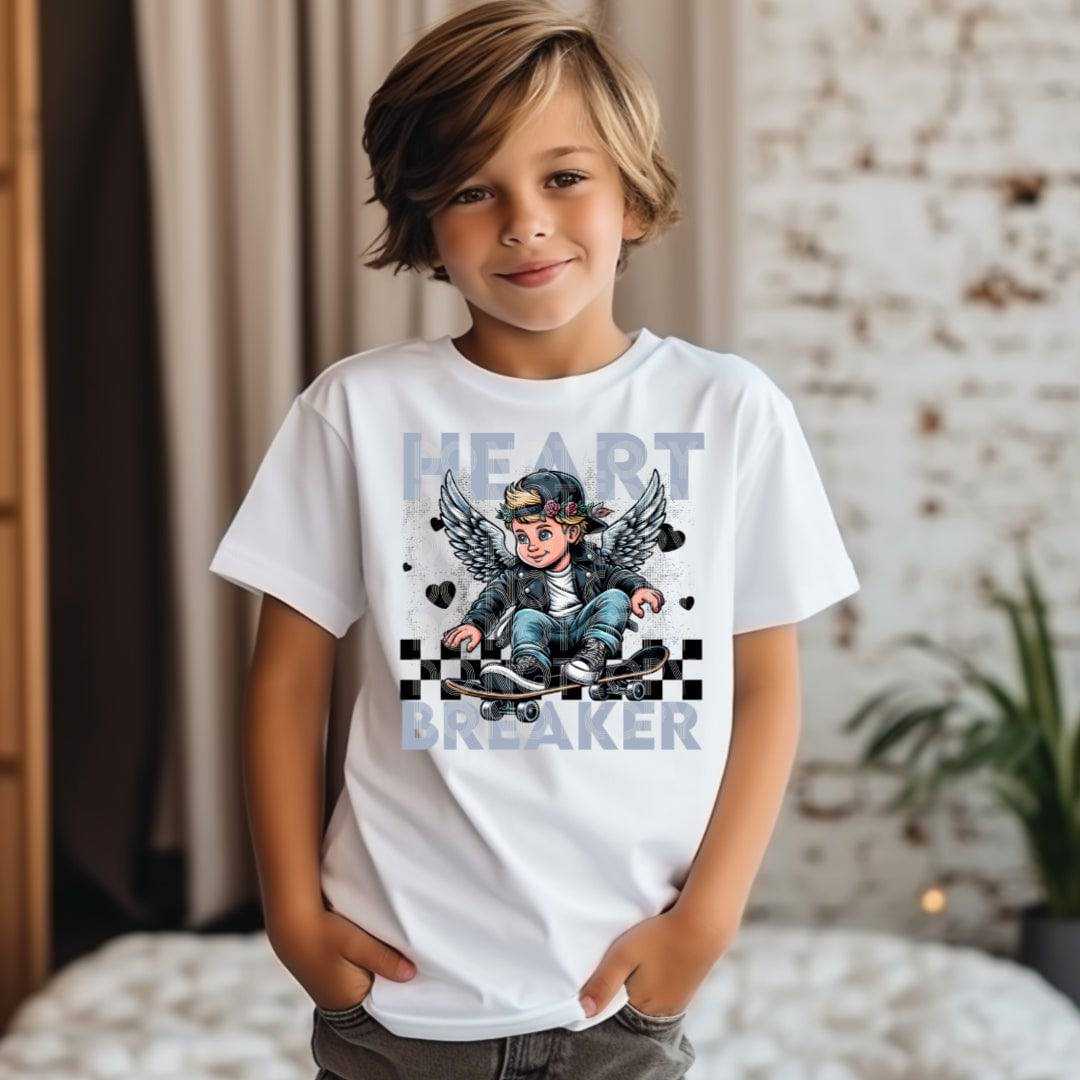 Heart Breaker #1368 - Ready to Press DTF Transfer Full Color - Pro Blanks