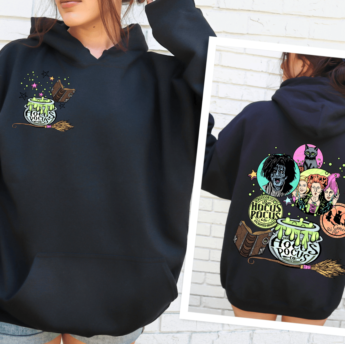 Hocus Pocus Cauldron Pocket- POCKET ONLY- Ready to Press DTF Transfer Full Color