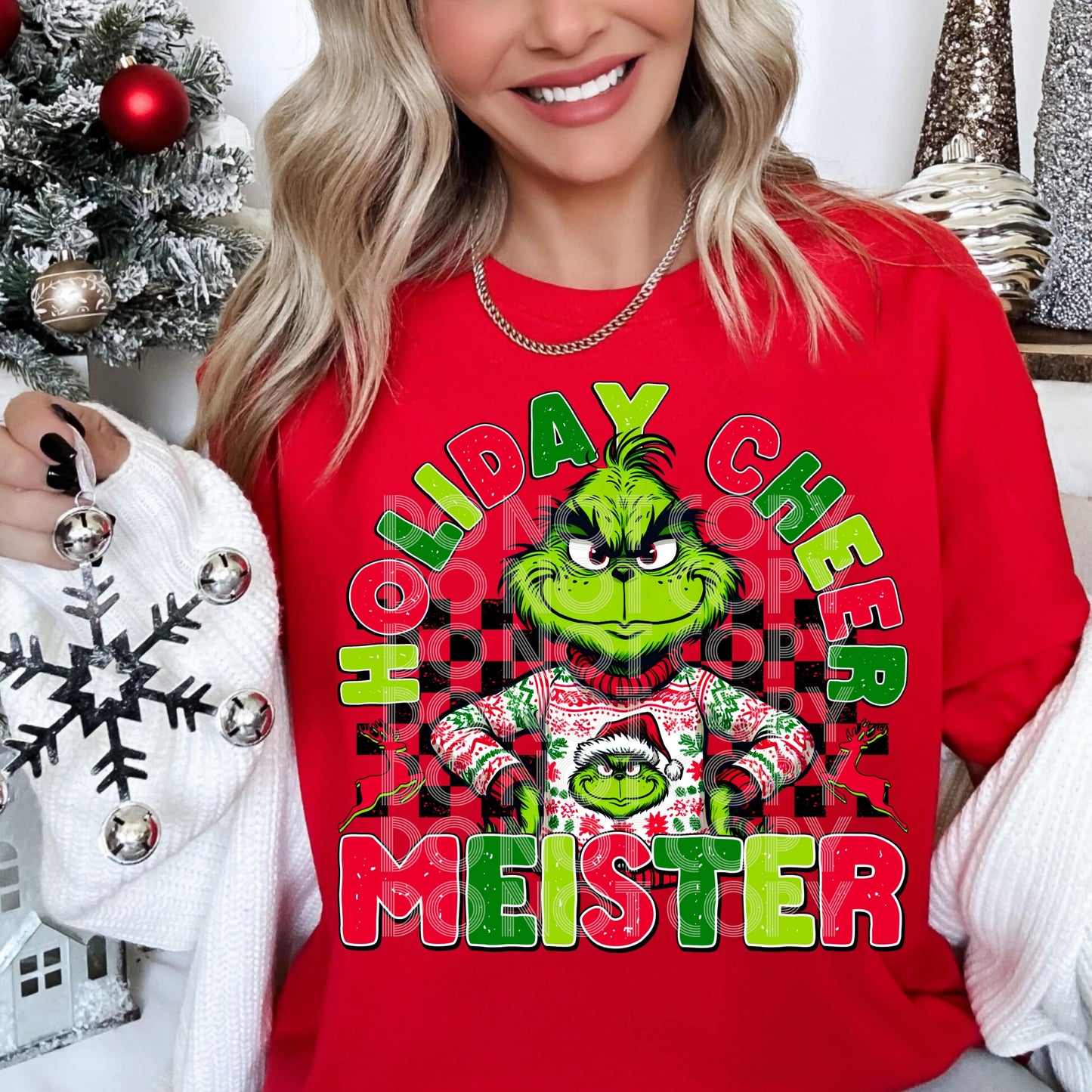 Holiday Cheer Meister #3905 - Ready to Press DTF Transfer Full Color - Pro Blanks