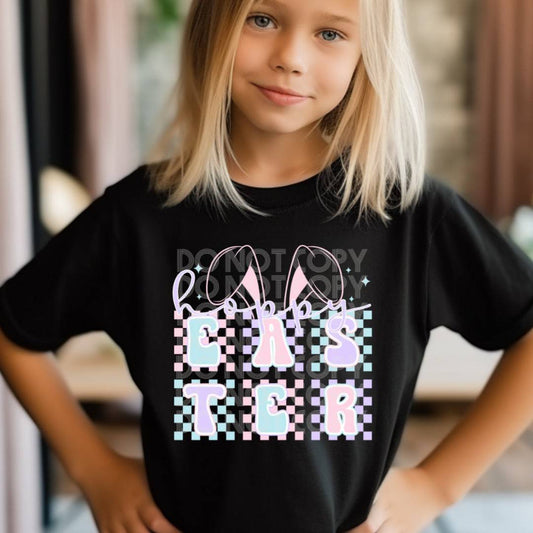 Hoppy Easter #1734 - Ready to Press DTF Transfer Full Color - Pro Blanks