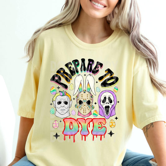 Horror Easter #1654  - Ready to Press DTF Transfer Full Color - Pro Blanks