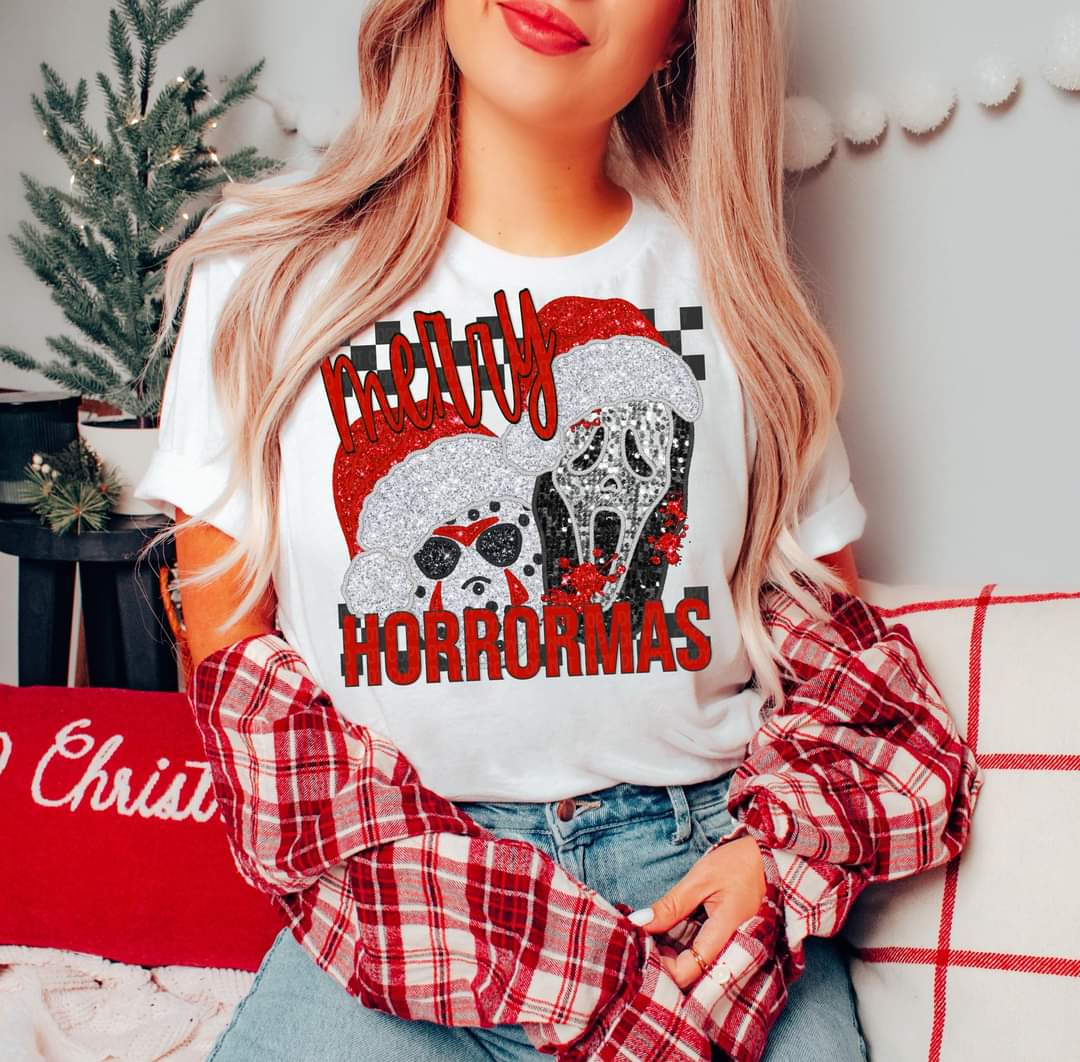 Horrormas Red #1031 - Ready to Press DTF Transfer Full Color