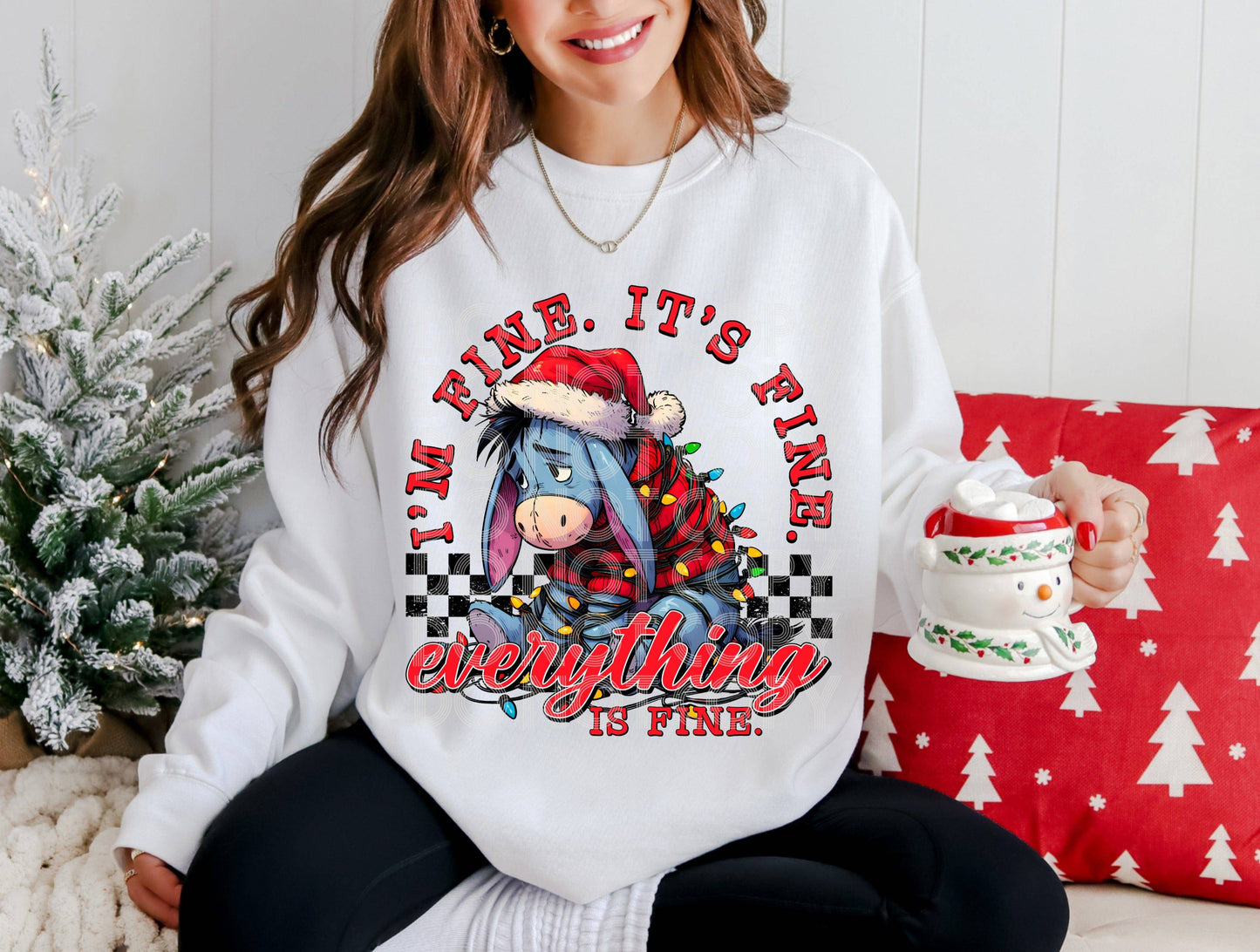 I'm Fine #3888 - Ready to Press DTF Transfer Full Color - Pro Blanks