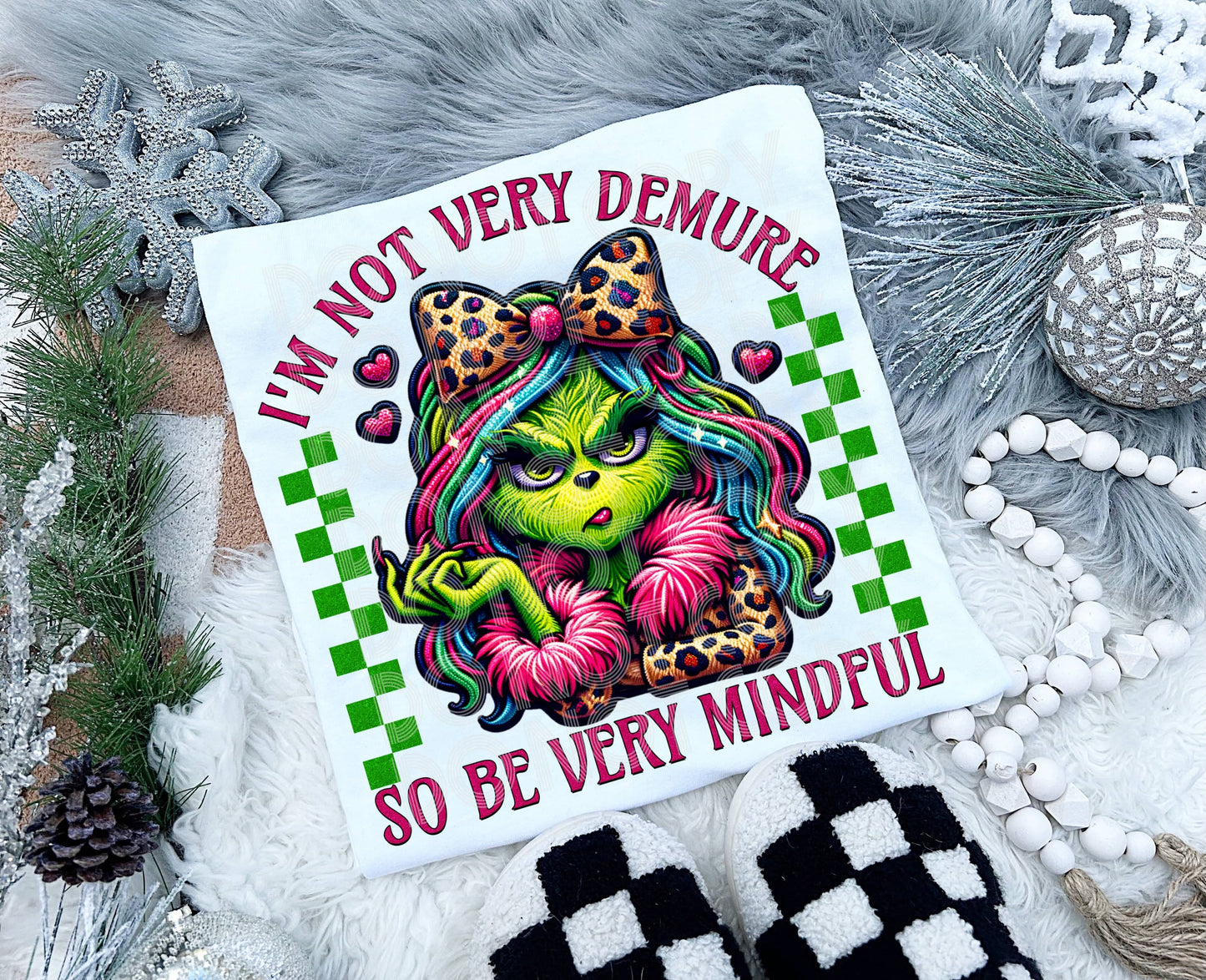 I'm Not Very Demure #4010 - Ready to Press DTF Transfer Full Color - Pro Blanks