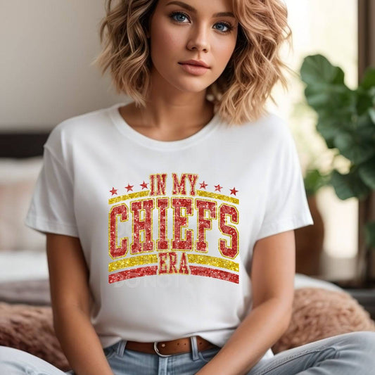 In My Chiefs Era #1587  - Ready to Press DTF Transfer Full Color - Pro Blanks
