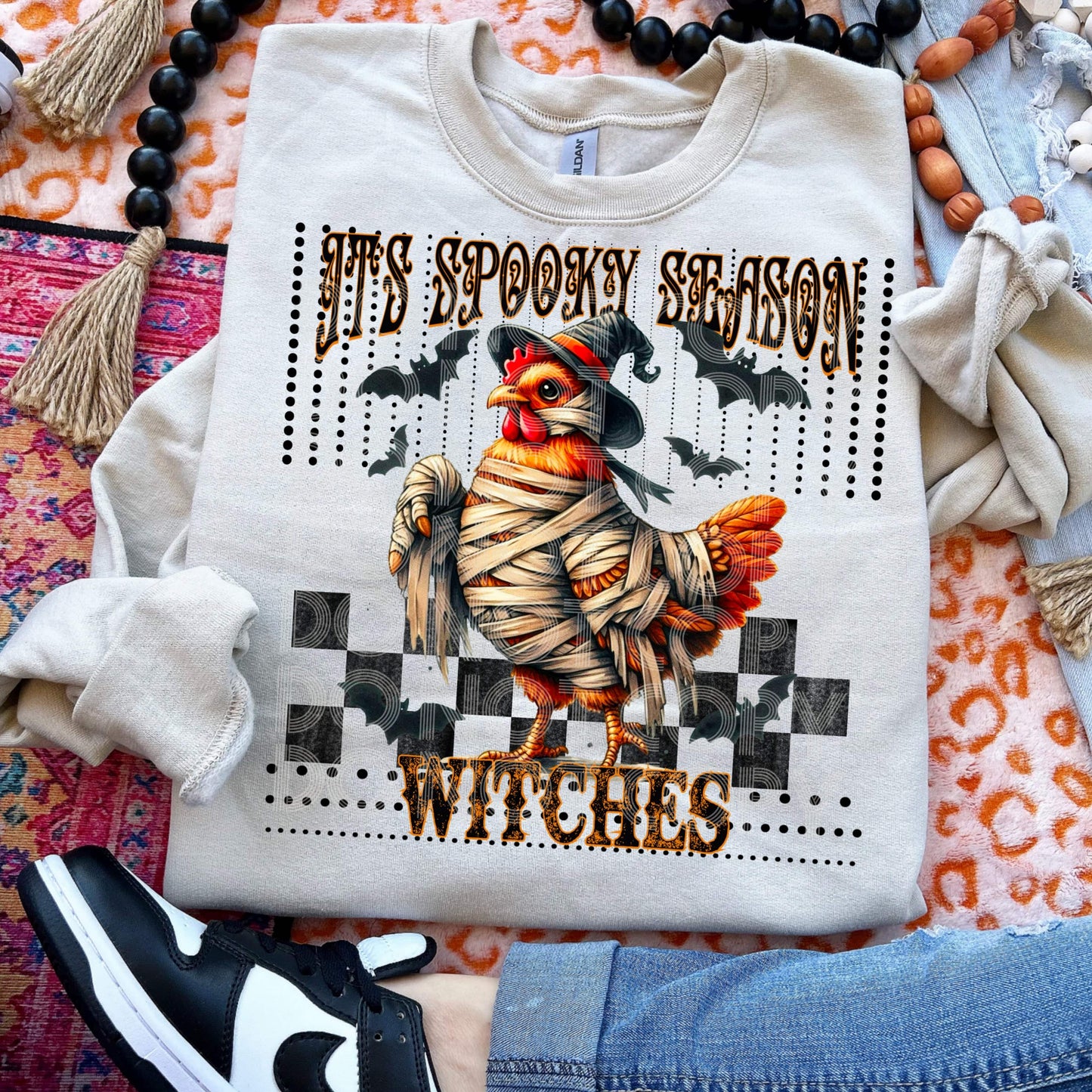 It's Spooky Season Witches #3636 - Ready to Press DTF Transfer Full Color - Pro Blanks