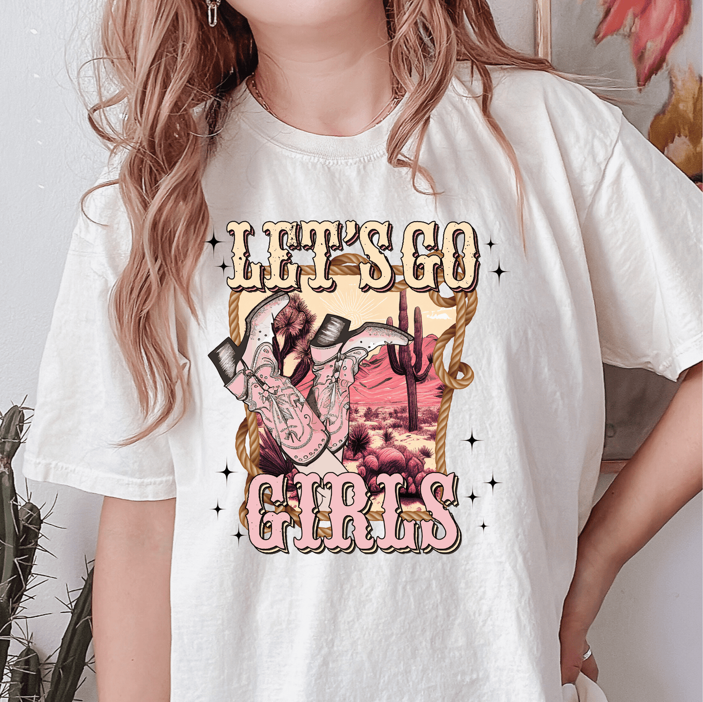 Let’s Go Girls - Ready to Press DTF Transfer Full Color