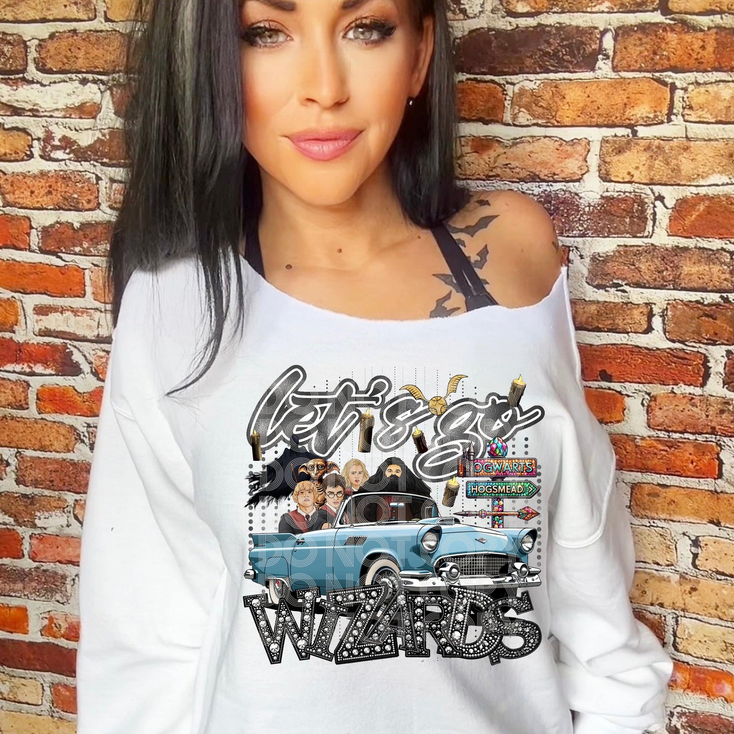 Let's Go Wizards #3850 - Ready to Press DTF Transfer Full Color - Pro Blanks