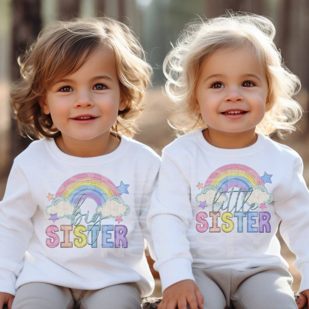 Little Sister #1314 - Ready to Press DTF Transfer Full Color - Pro Blanks