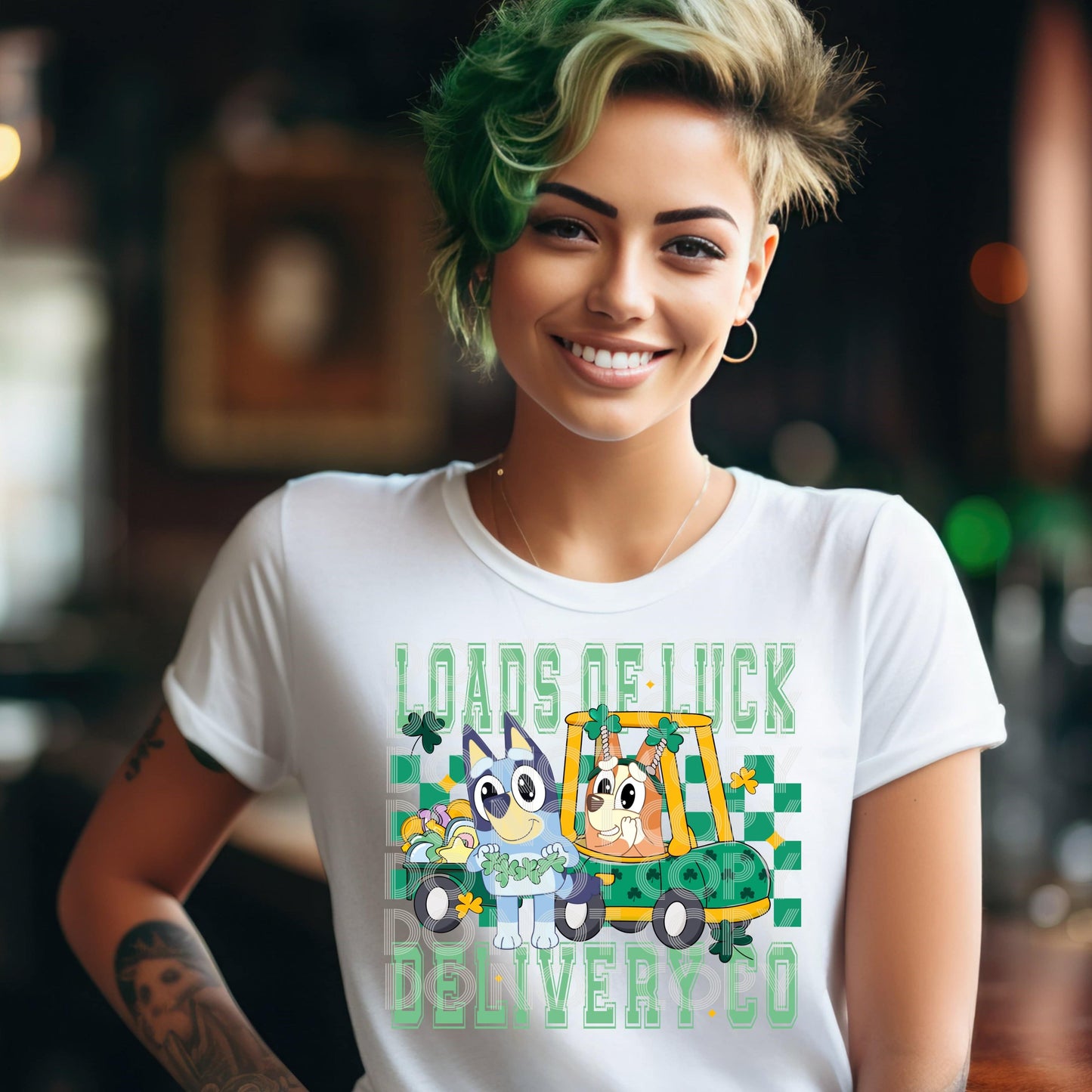 Loads of Luck Delivery Co #1625 - Ready to Press DTF Transfer Full Color