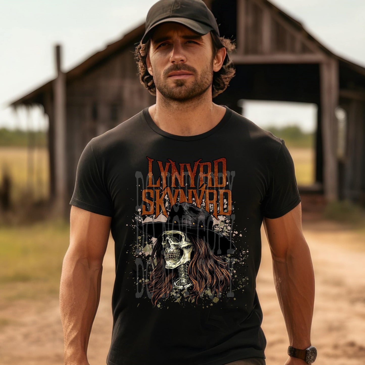 Lynyrd #4171 - Ready to Press DTF Transfer Full Color - Pro Blanks