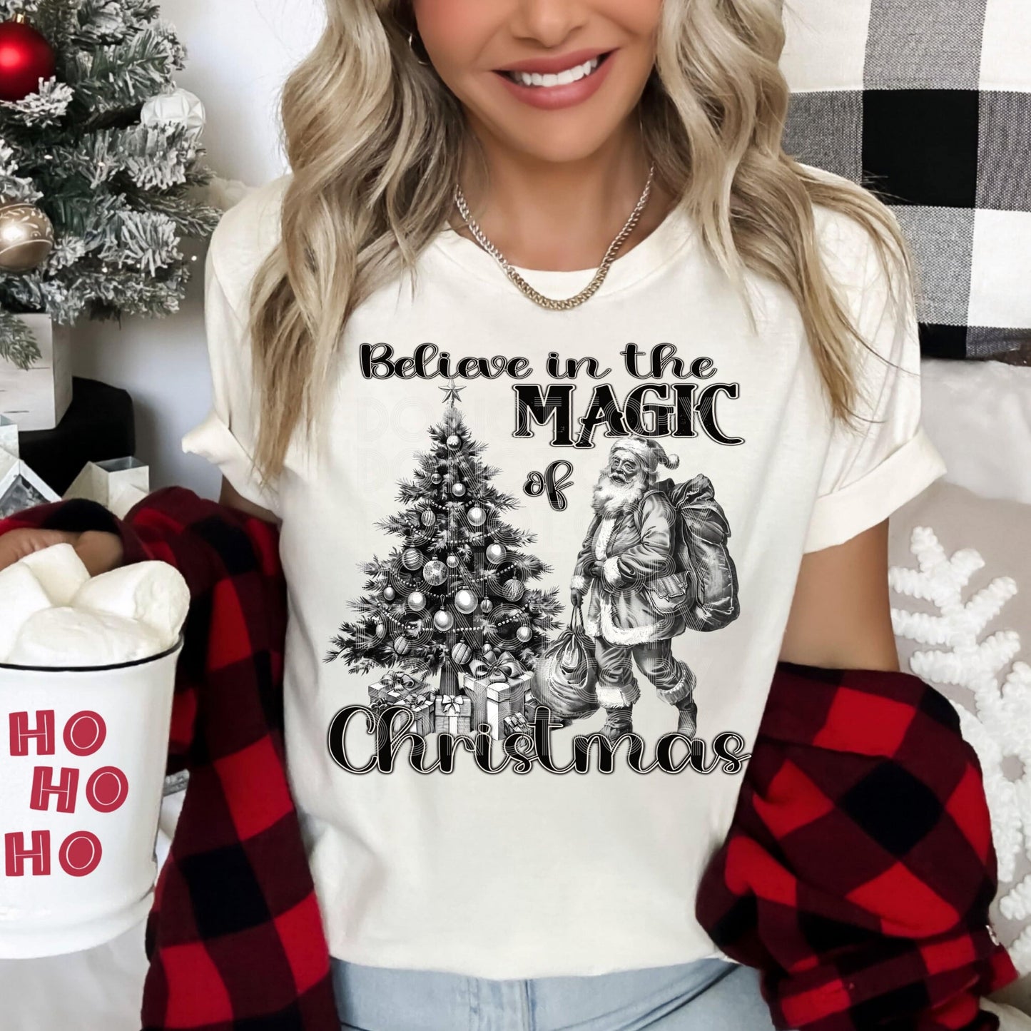 Magic Of Christmas #4106 - Ready to Press DTF Transfer Full Color - Pro Blanks