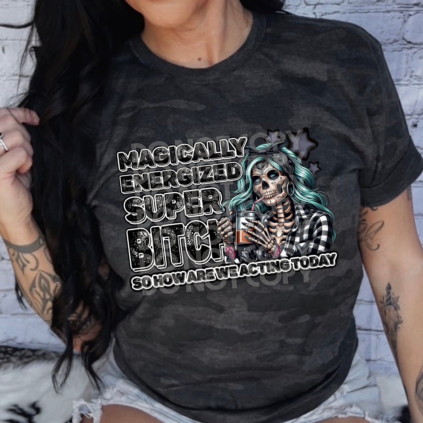 Magically Energized Super B #3148 - Ready to Press DTF Transfer Full Color - Pro Blanks