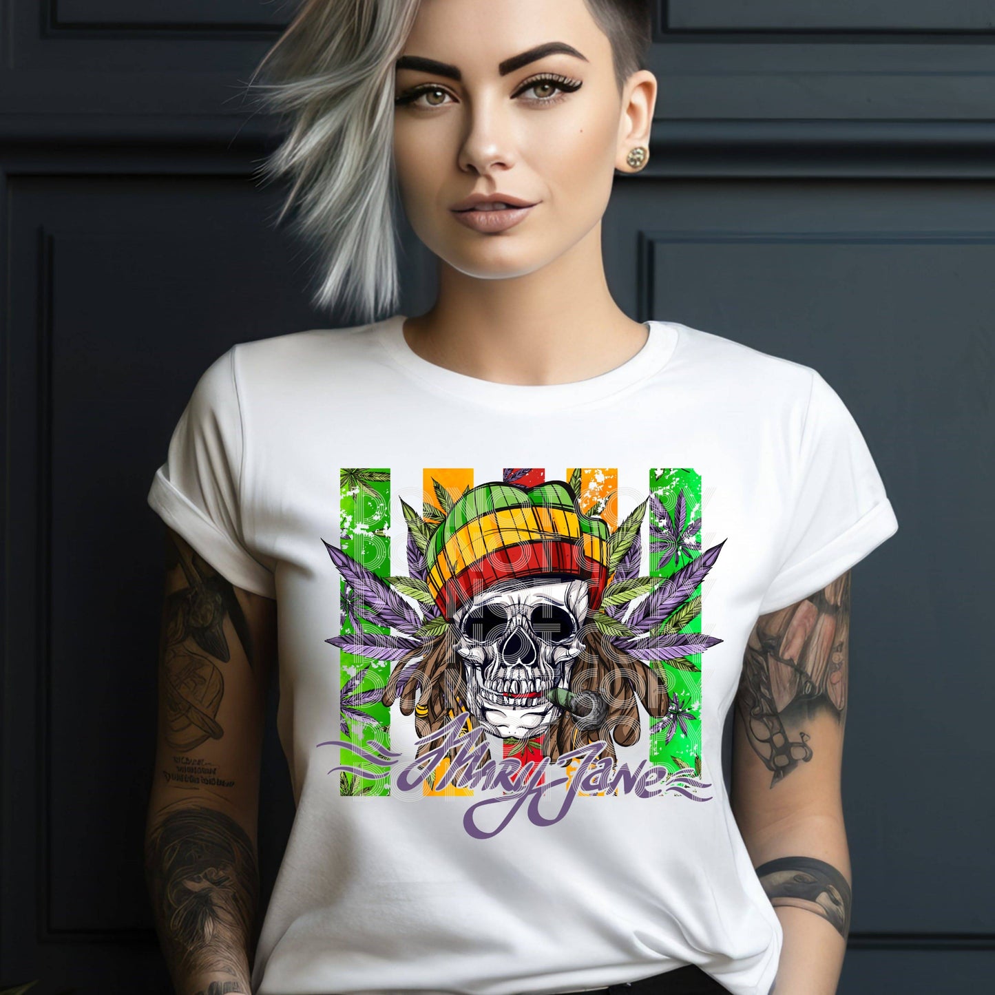 Mary Jane #3005 - Ready to Press DTF Transfer Full Color - Pro Blanks