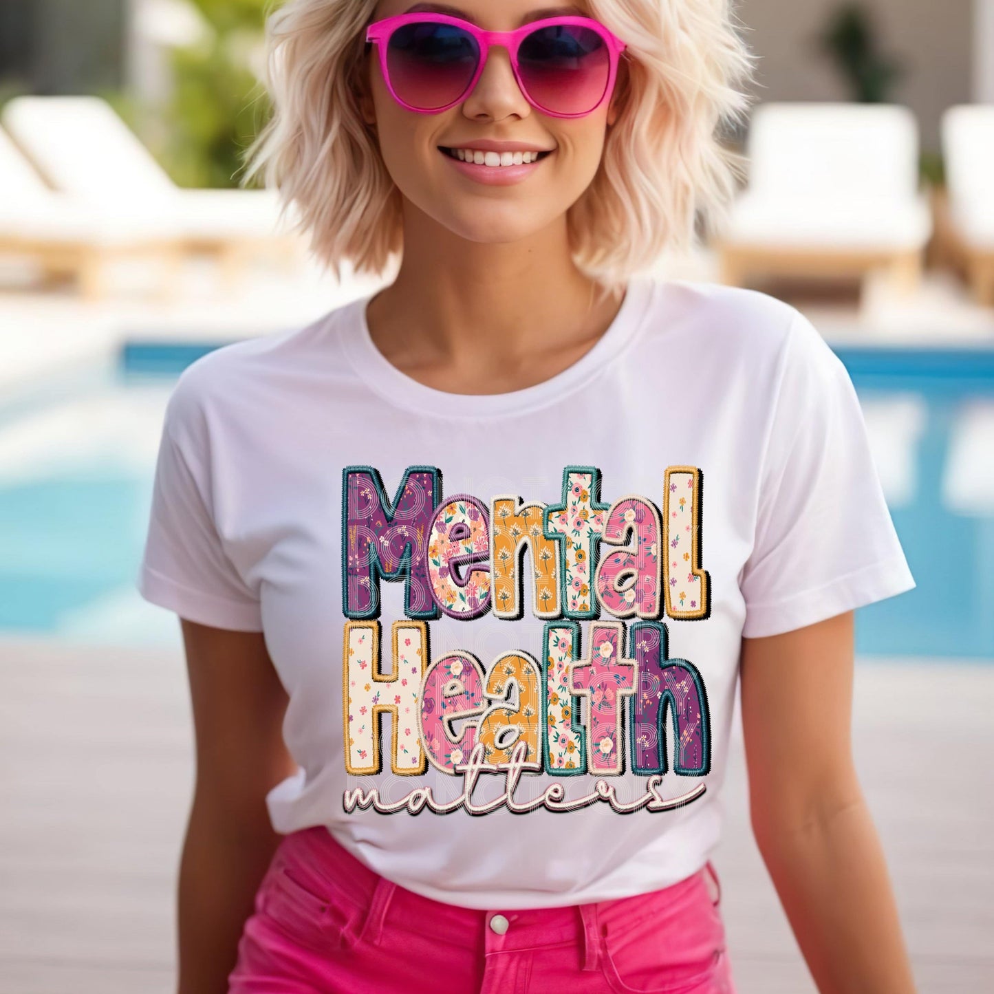 Mental Health Matters #3247- Ready to Press DTF Transfer Full Color - Pro Blanks