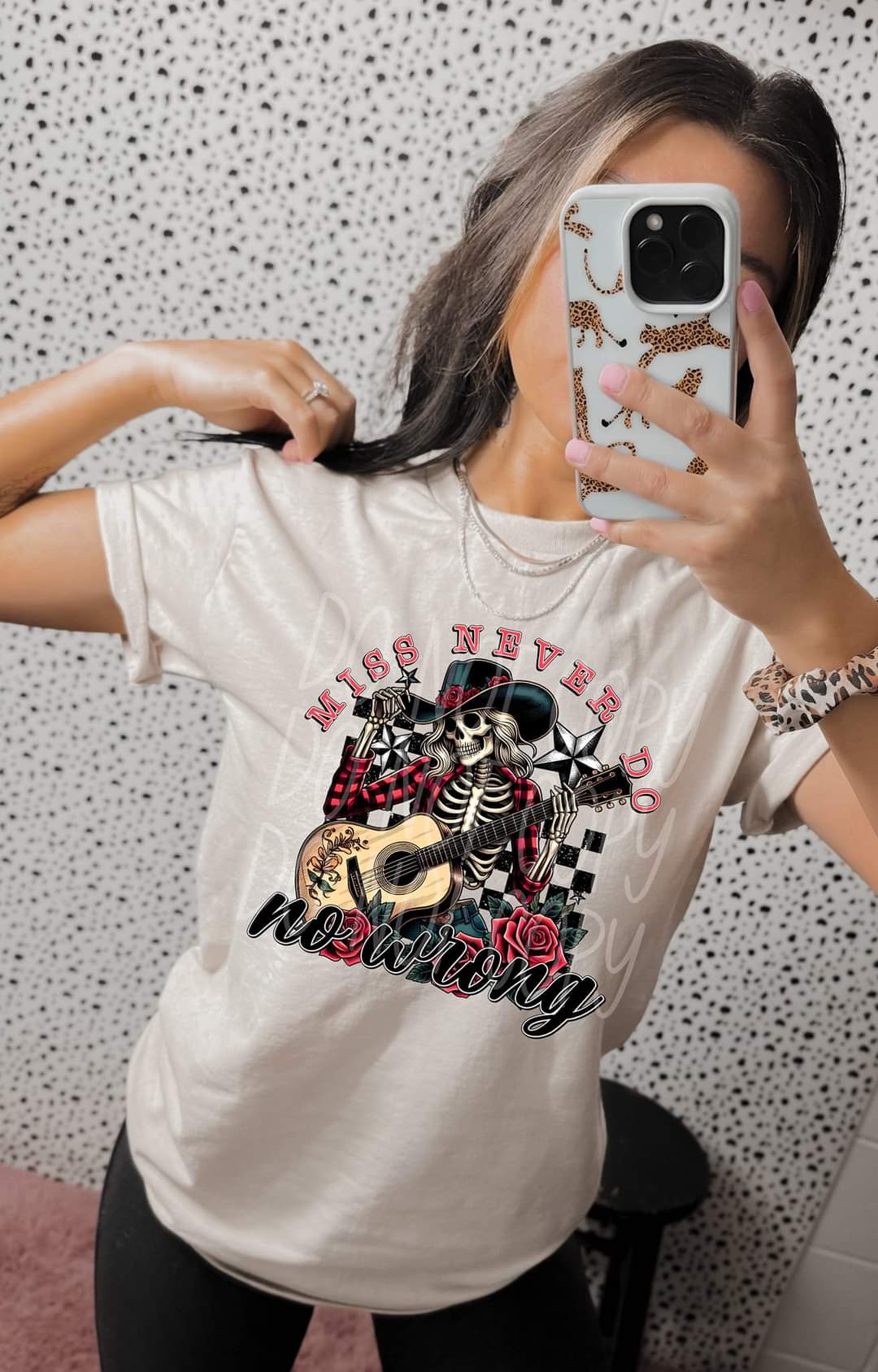 Miss Never Do No Wrong #2035 - Ready to Press DTF Transfer Full Color - Pro Blanks