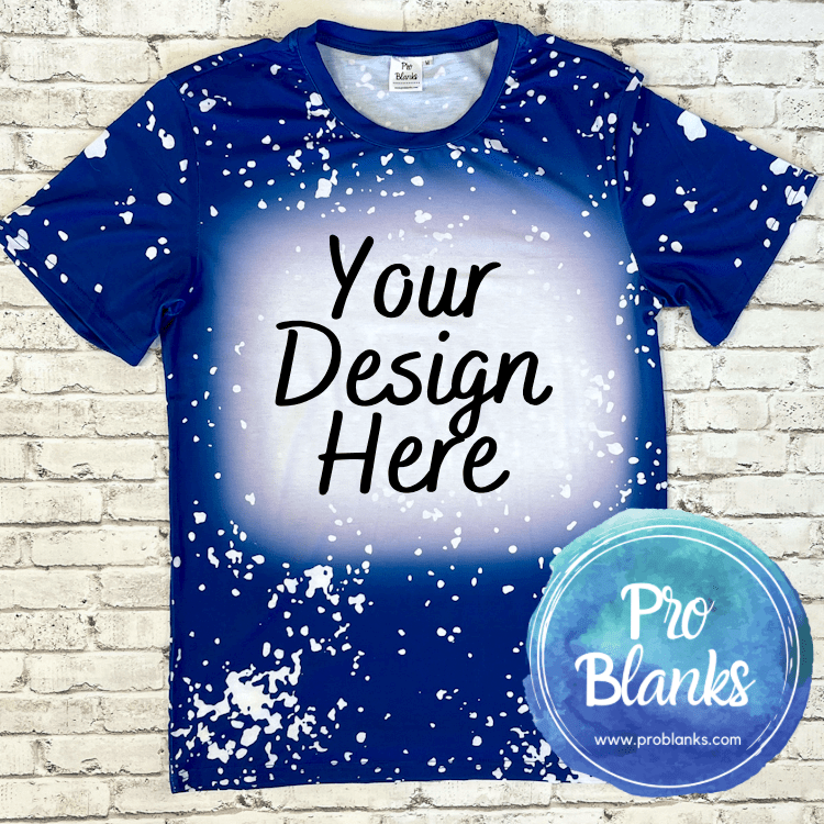 Navy Faux Bleach Mock-Up Digital Download - Pro Blanks