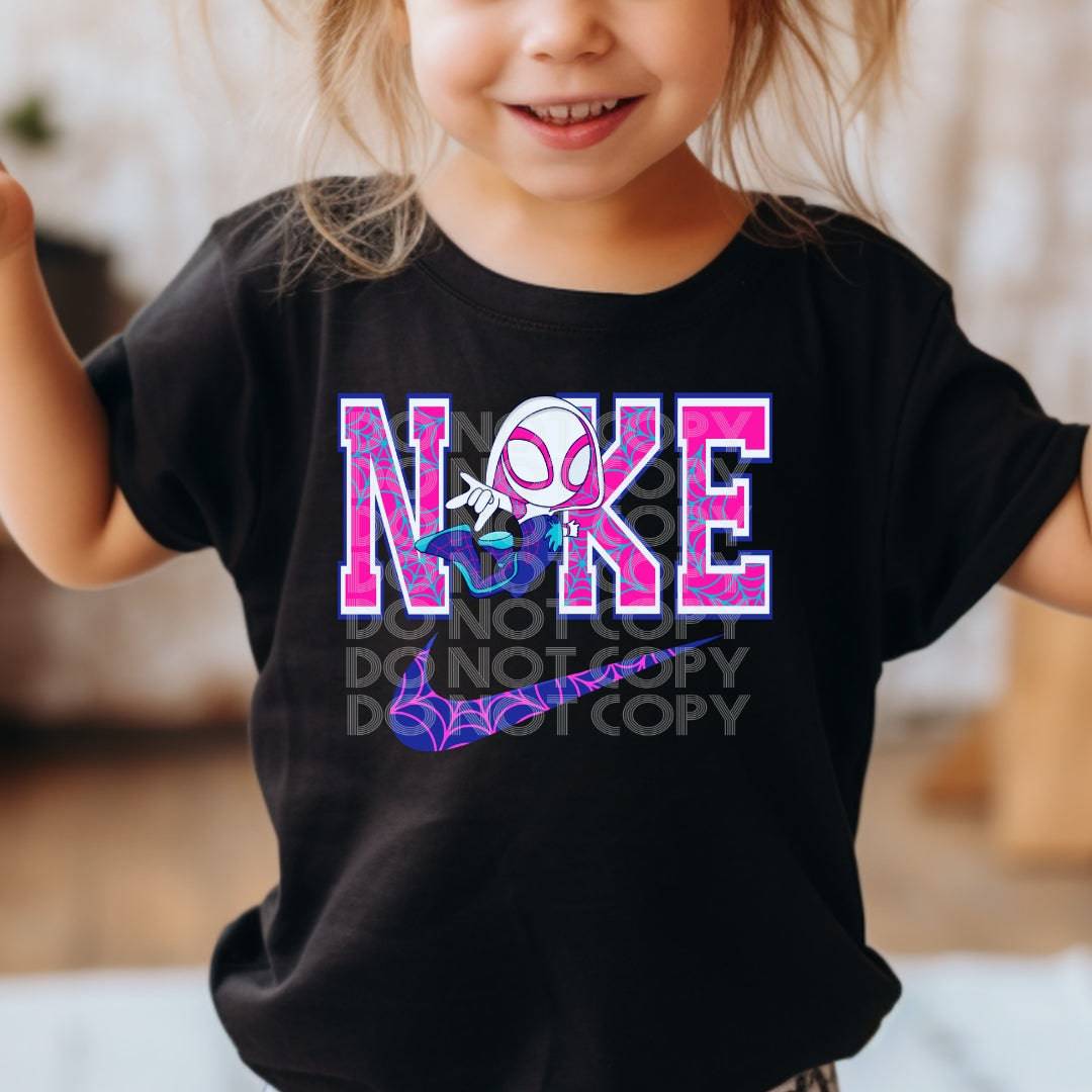 Nike Ghost Spidey #1495  - Ready to Press DTF Transfer Full Color - Pro Blanks