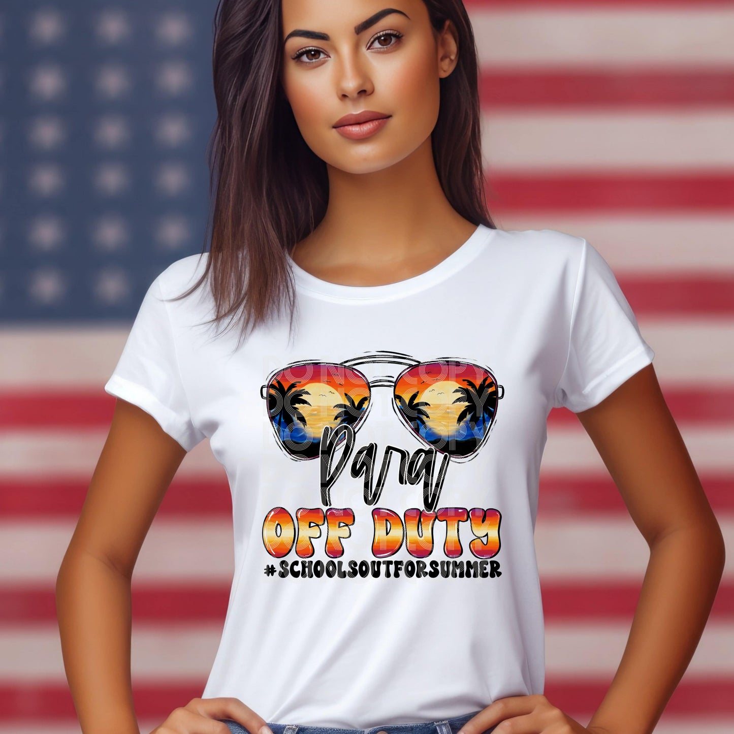 Off Duty Para #3221 - Ready to Press DTF Transfer Full Color - Pro Blanks