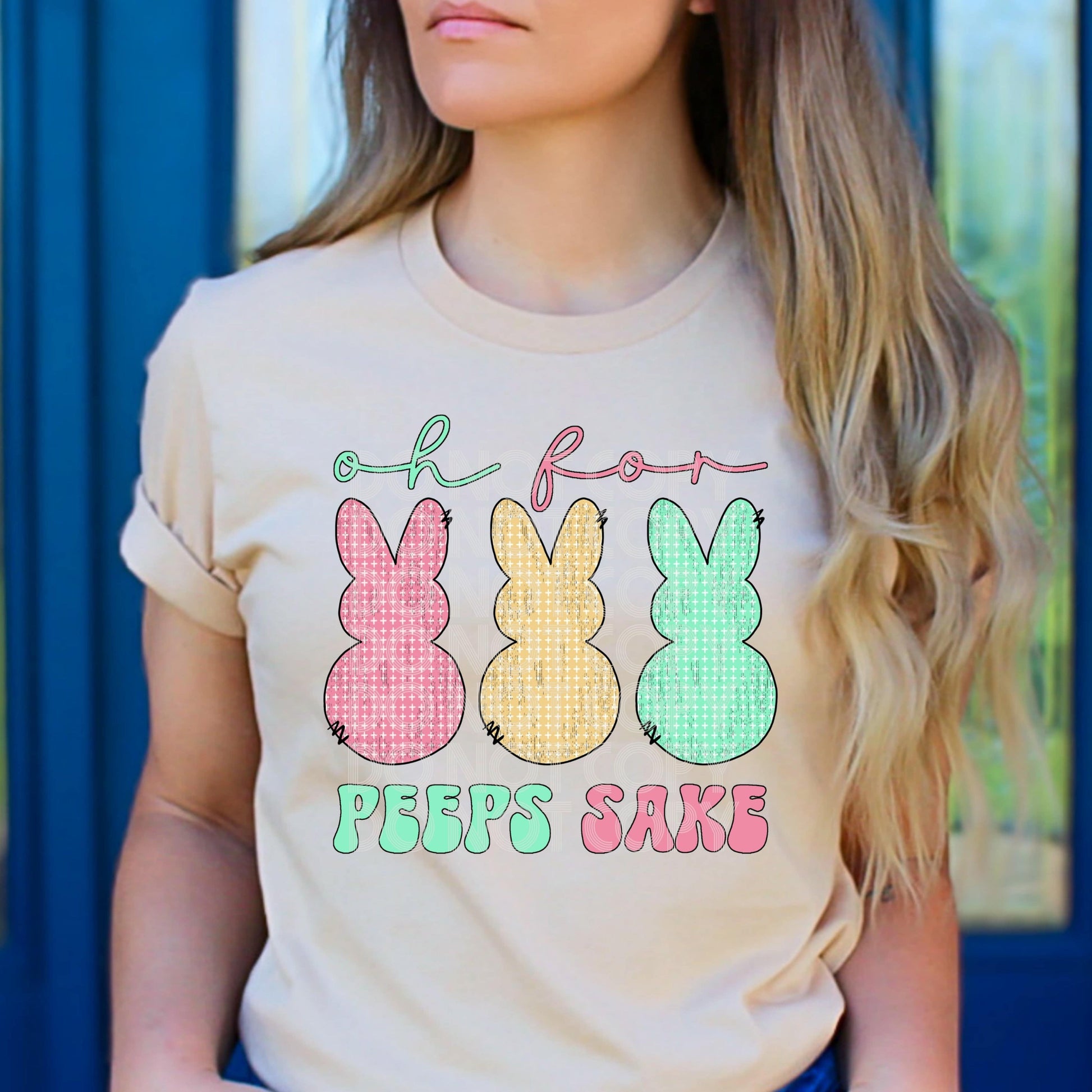 Oh For Peeps Sake #1641  - Ready to Press DTF Transfer Full Color - Pro Blanks