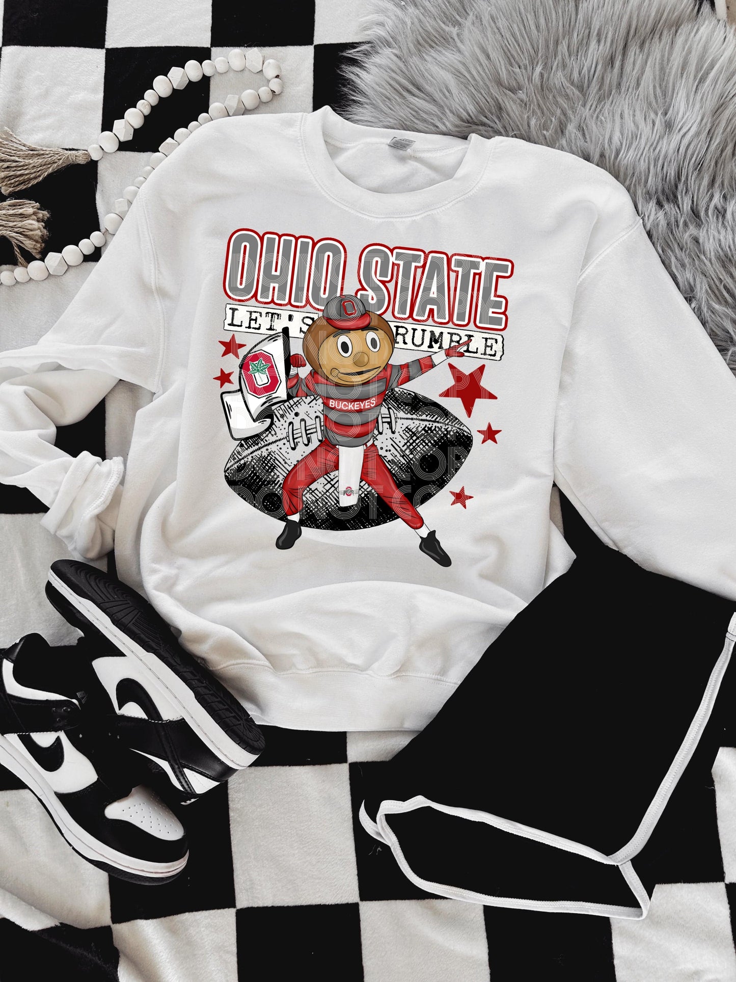 Ohio State #3779 - Ready to Press DTF Transfer Full Color - Pro Blanks