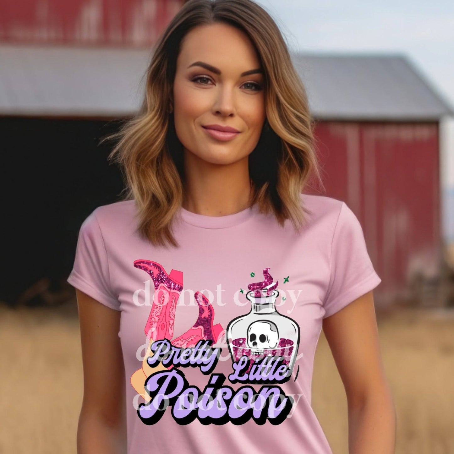 Pretty Little Poison - Ready to Press DTF Transfer Full Color - Pro Blanks