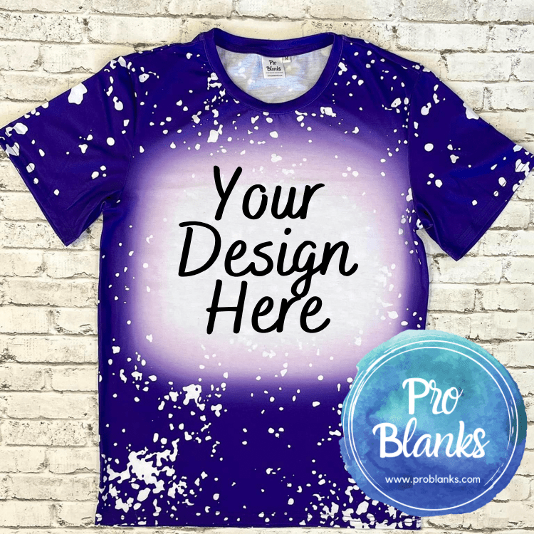 Purple Faux Bleach Mock-Up Digital Download - Pro Blanks