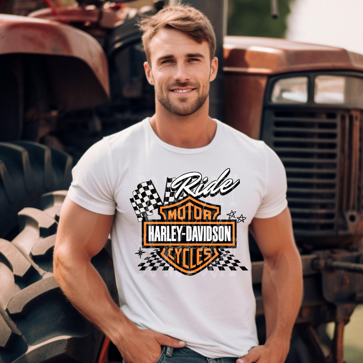 Ride HD #4168 - Ready to Press DTF Transfer Full Color - Pro Blanks