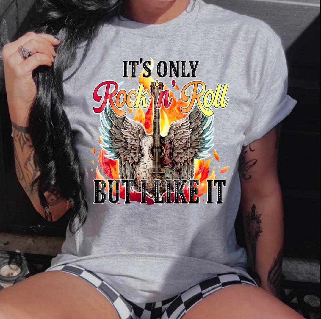 Rock 'N' Roll #3117 - Ready to Press DTF Transfer Full Color - Pro Blanks