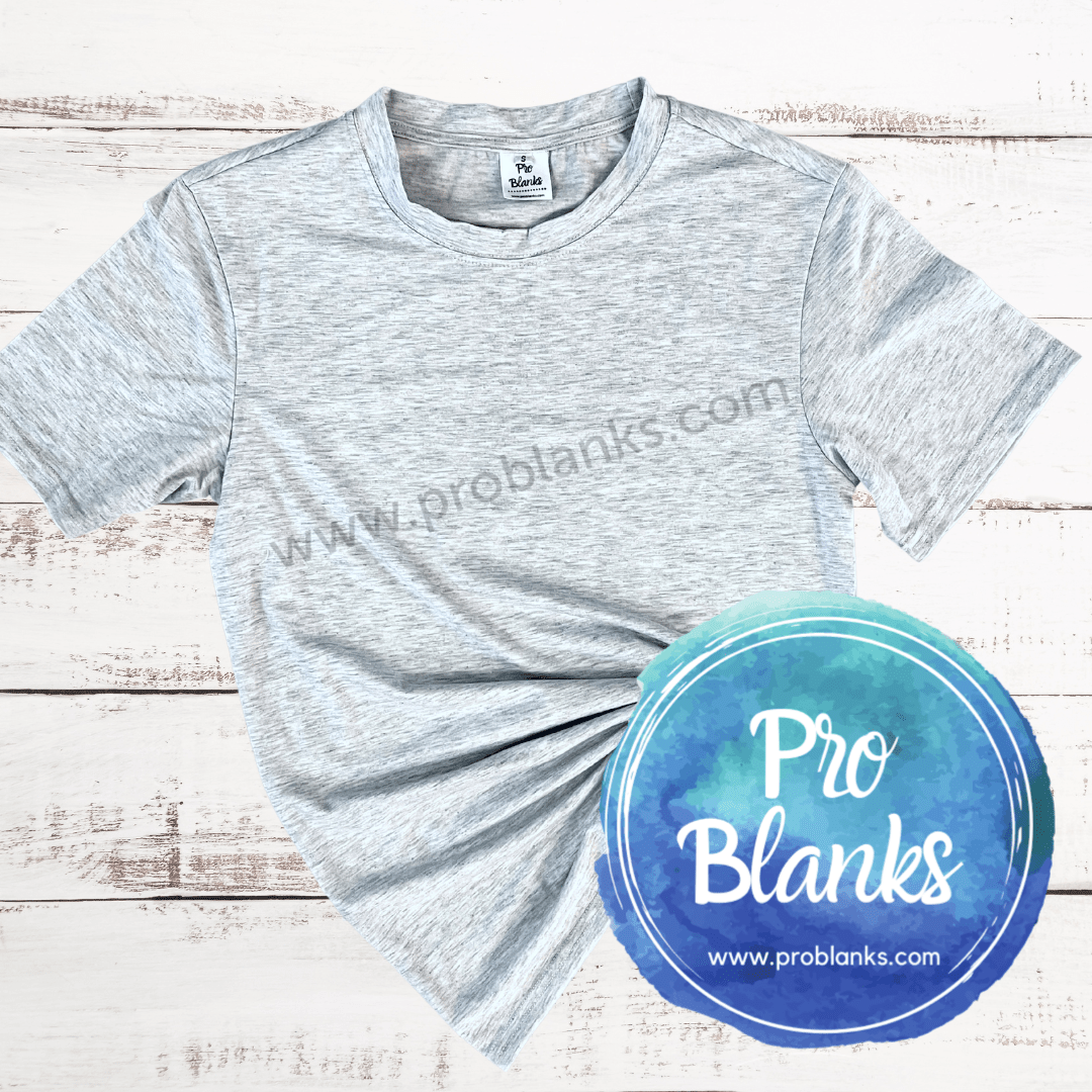 RTS - ADULT - CREW NECK - 100% Polyester T-shirt with Soft Cotton Feel - Pro Blanks