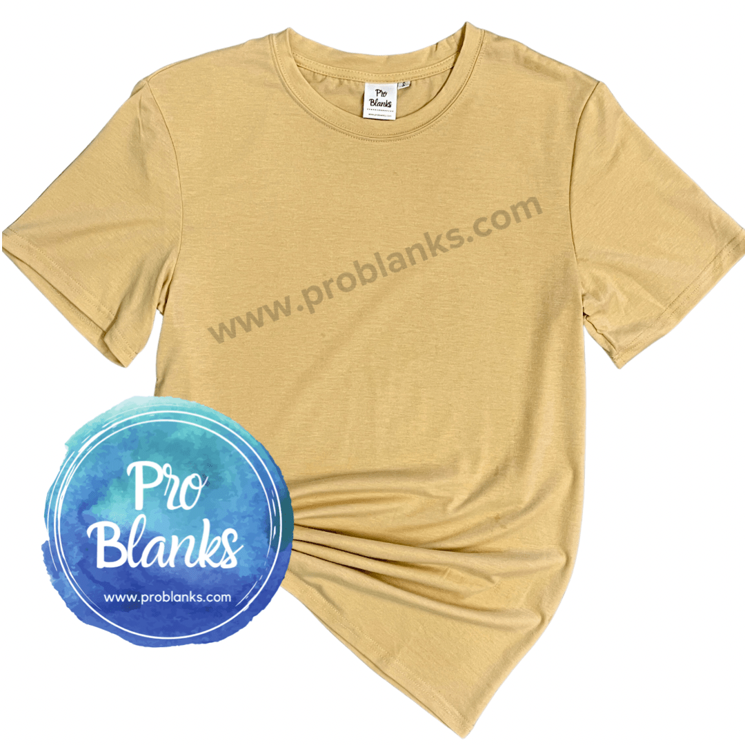 RTS - ADULT - CREW NECK - 100% Polyester T-shirt with Soft Cotton Feel - Pro Blanks