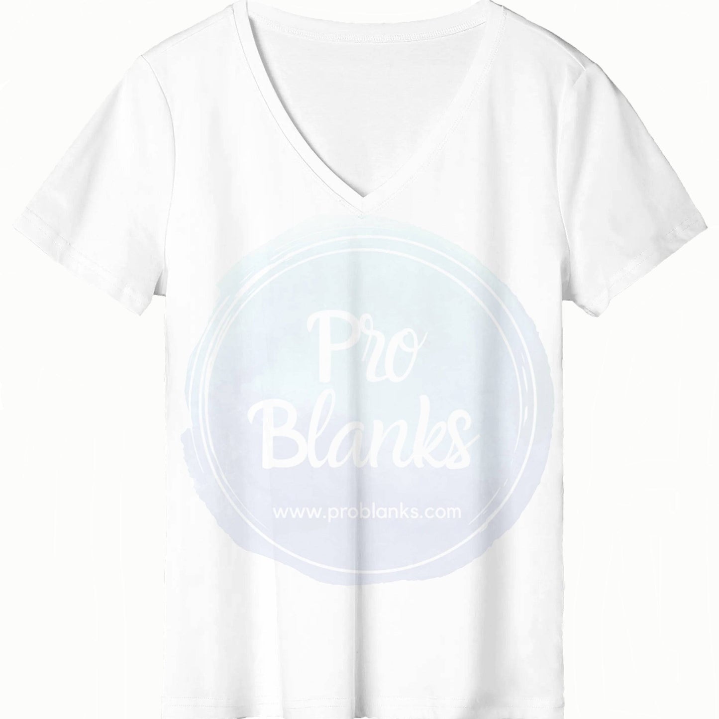 RTS - ADULT VNECK - 100% Colored Polyester T-shirt with Soft Cotton Feel - Pro Blanks