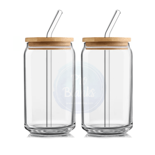 RTS - Clear Sublimation Tumbler with Bamboo Lid - Pro Blanks
