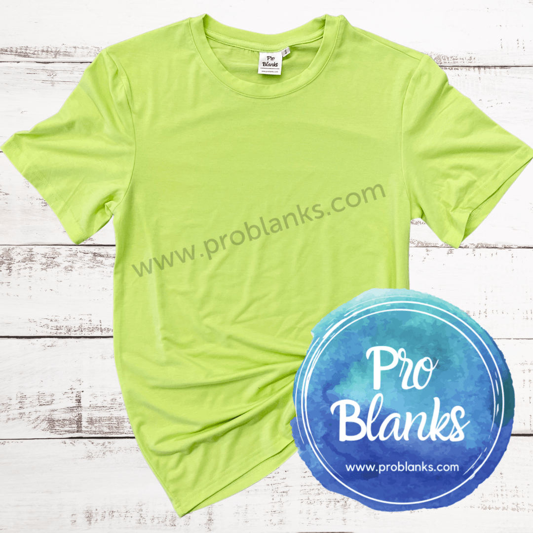 RTS - TODDLER/KIDS 100% Polyester Crew Neck T-shirt with Soft Cotton Feel - Pro Blanks